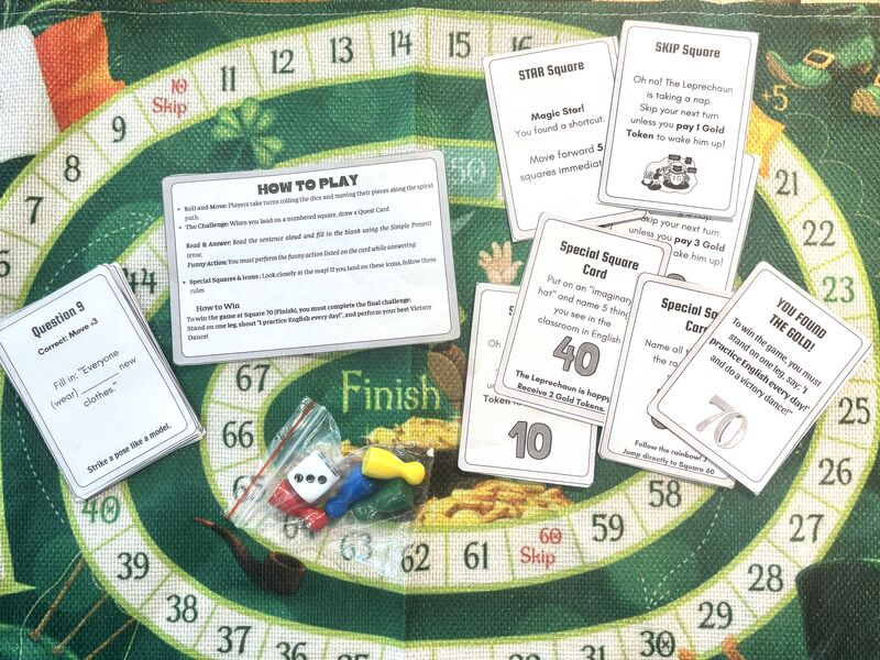 Gamifying Grammar: Boosting WTC through handmade board games.