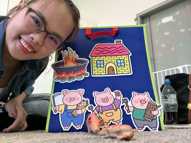 Bringing stories to life: the magic of interactive storytelling in nursery.